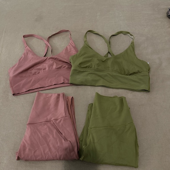 ❤️SOLD❤️2 Aerie offline sheer leggings sets - Picture 1 of 4
